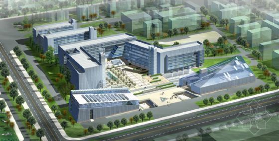 Modern Building Exterior 3D Model Download Free